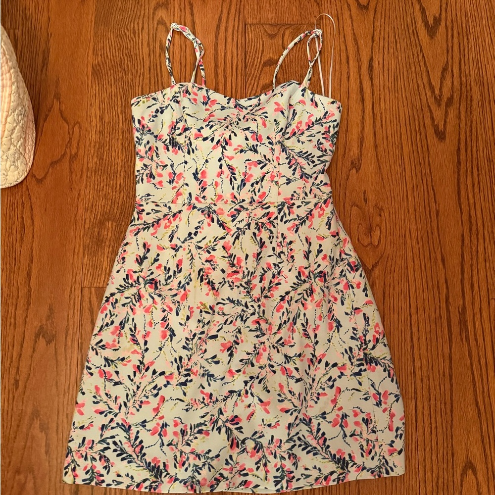 French Connection Floral Dress with Spaghetti Straps